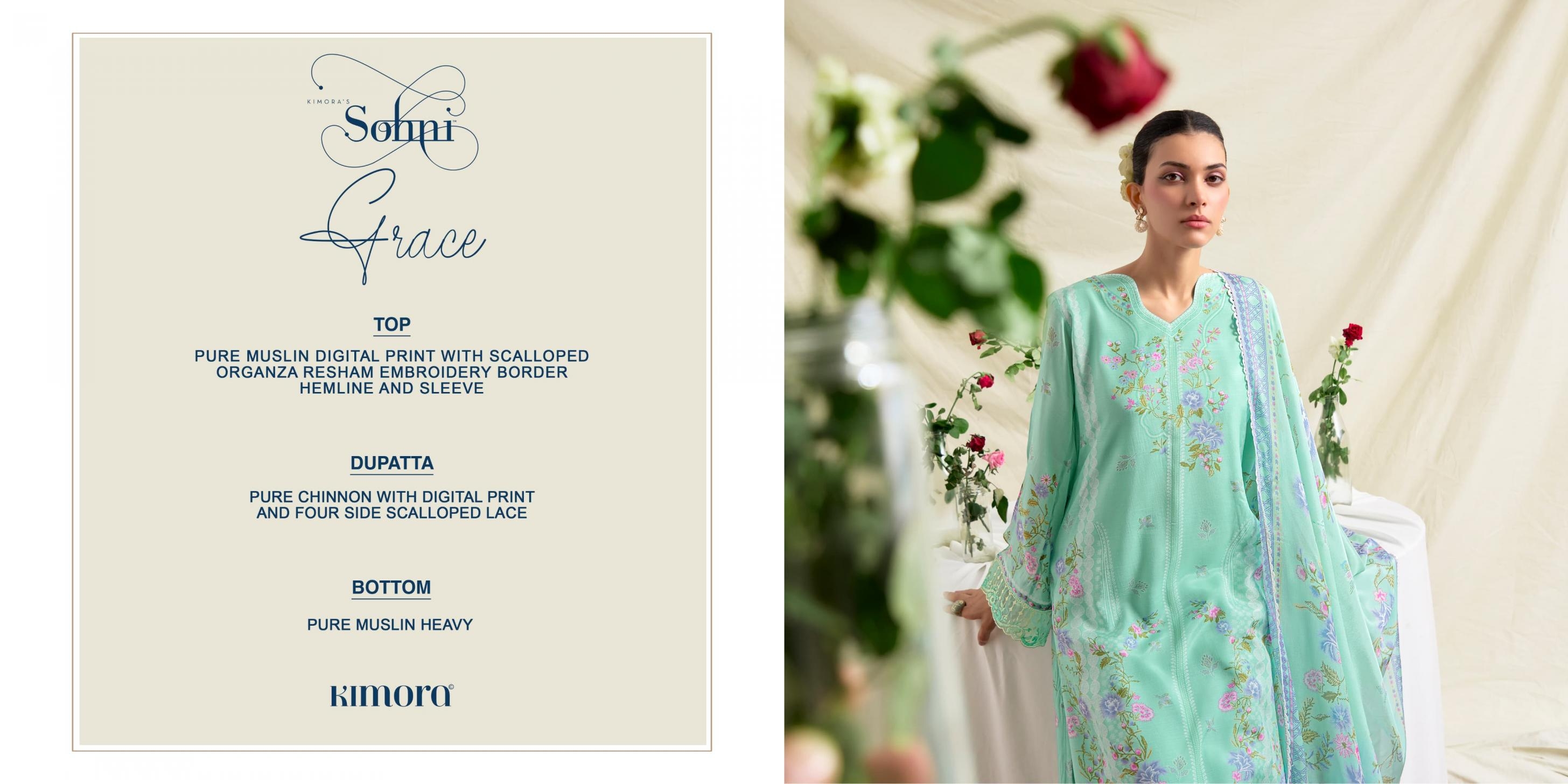 kimora sohani grace vol 28 series 351 to 354 muslin beautiful colors salwar kameez in wholesale surat