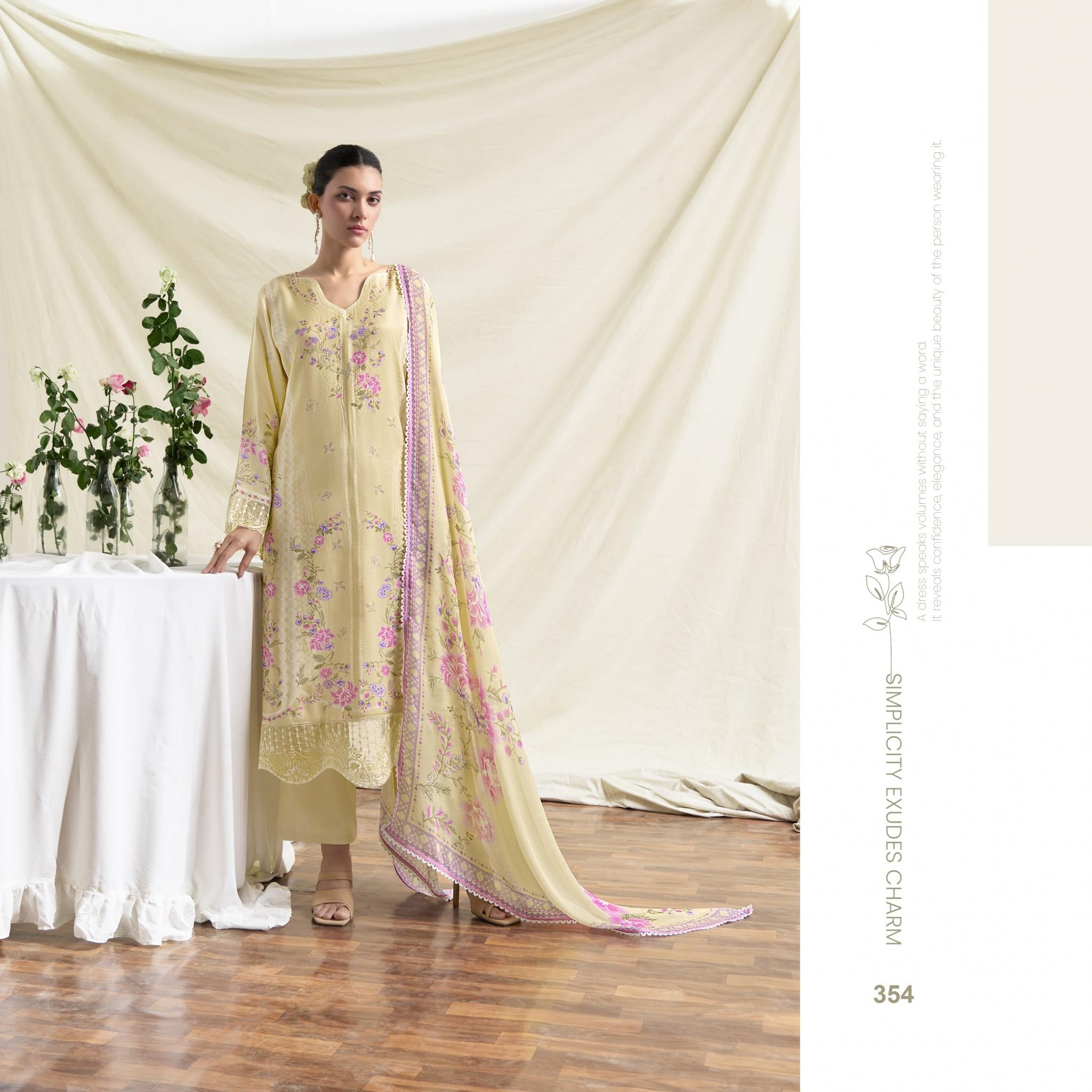 kimora sohani grace vol 28 series 351 to 354 muslin beautiful colors salwar kameez in wholesale surat