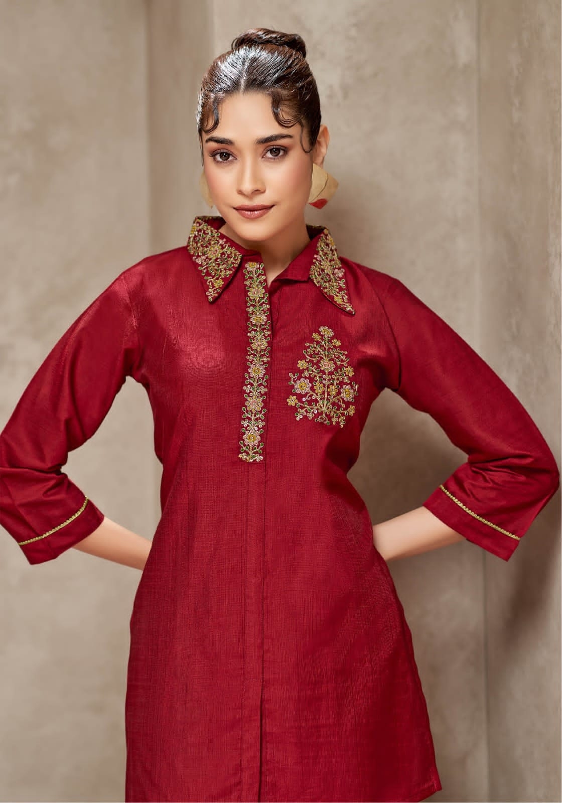 Mayur Aneri Vol-1 series 1001 to 1006 Heavy Vertican Silk Fabric With Heavy Embroidery readymade Cord Set in wholesale surat