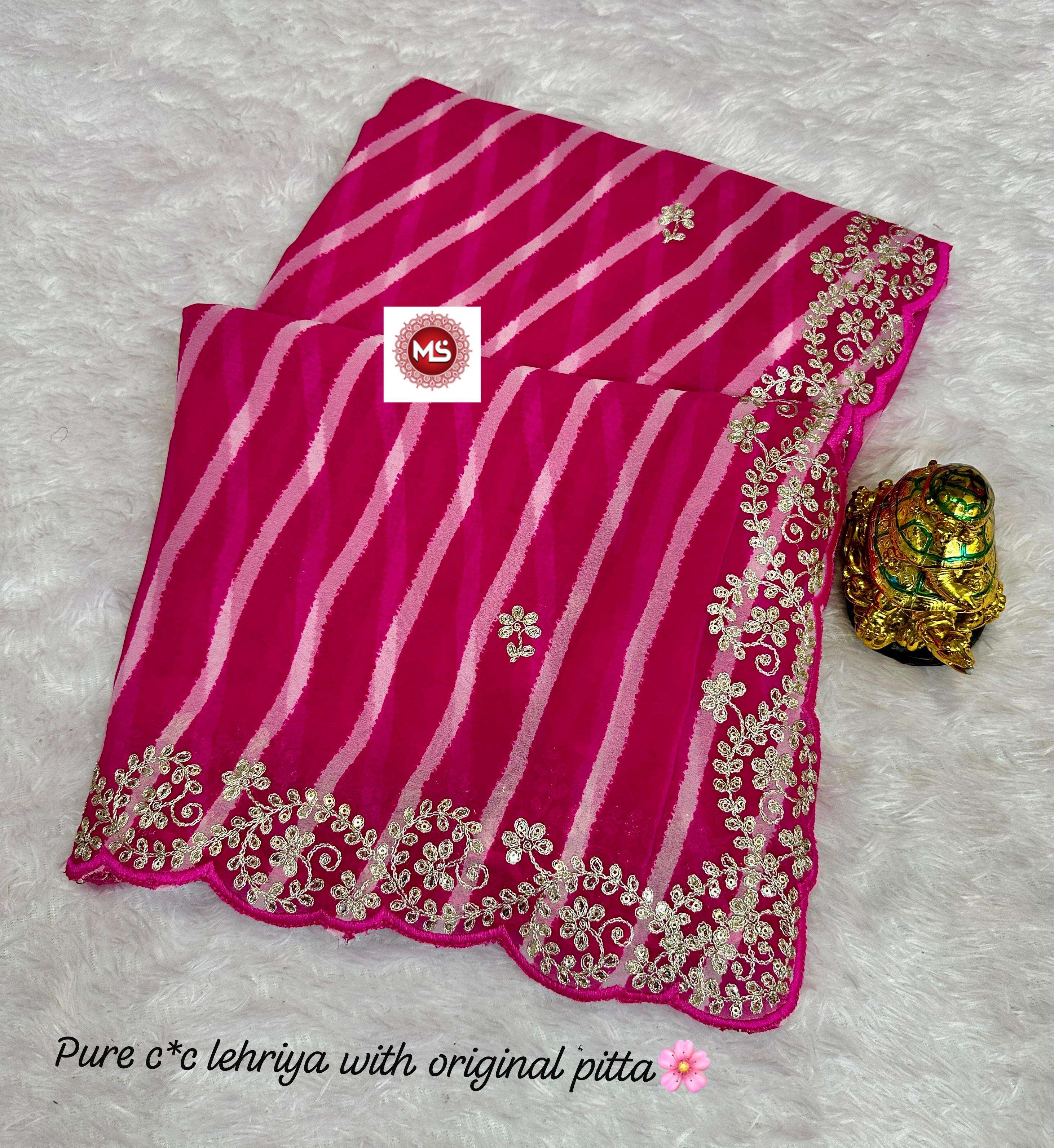 MS BRAND pure blooming c by c georget silk wholesale saree