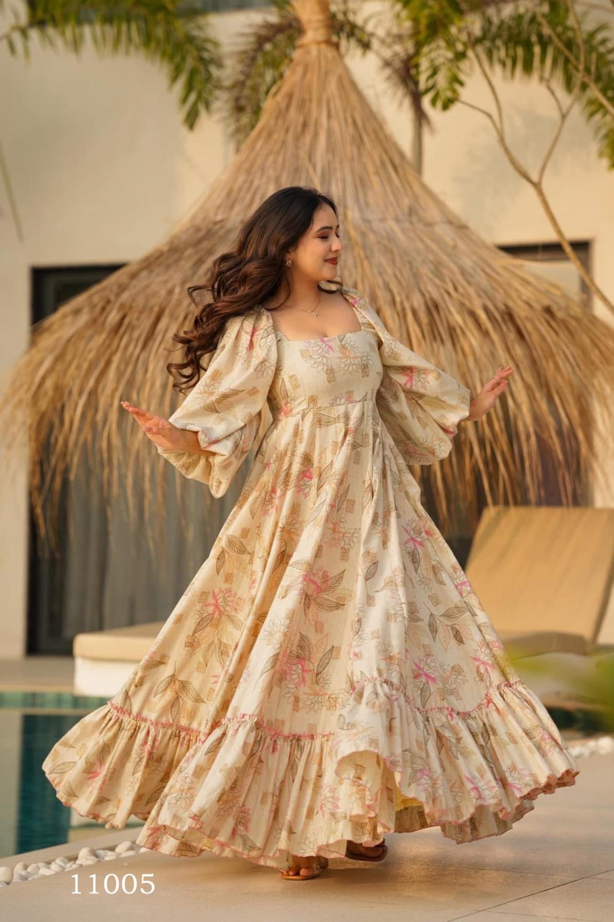p r clothing clora vol 11 series 11001 to 11007 hit design readymade muslin plus size gowns in wholesale surat