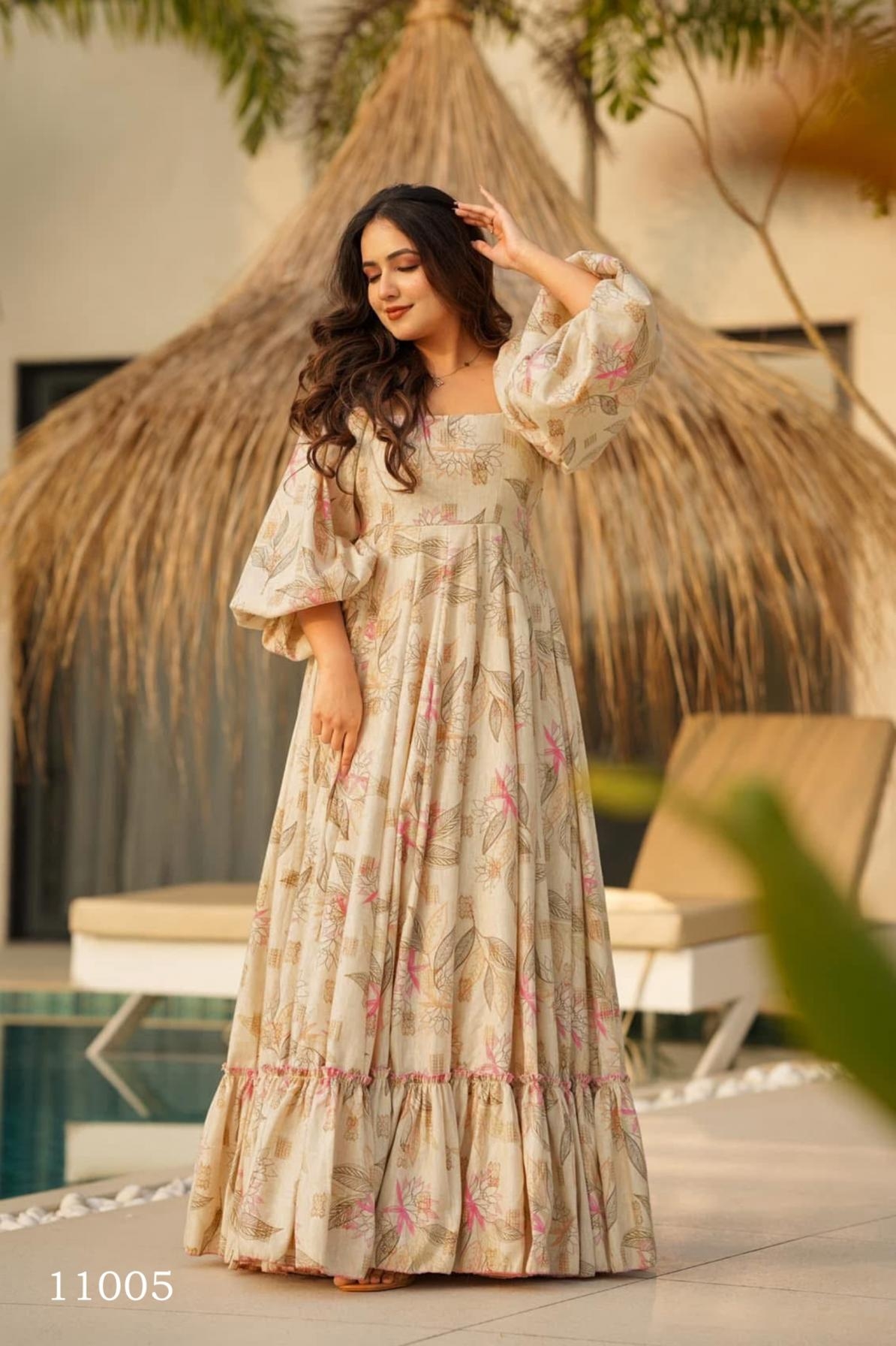p r clothing clora vol 11 series 11001 to 11007 hit design readymade muslin plus size gowns in wholesale surat