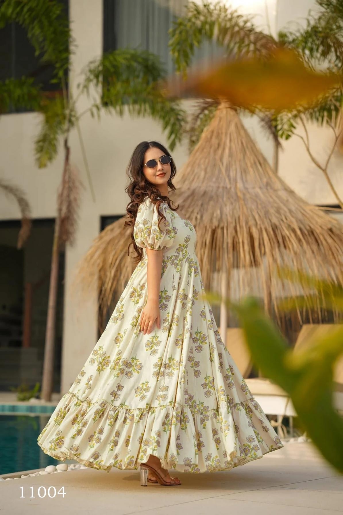 p r clothing clora vol 11 series 11001 to 11007 hit design readymade muslin plus size gowns in wholesale surat