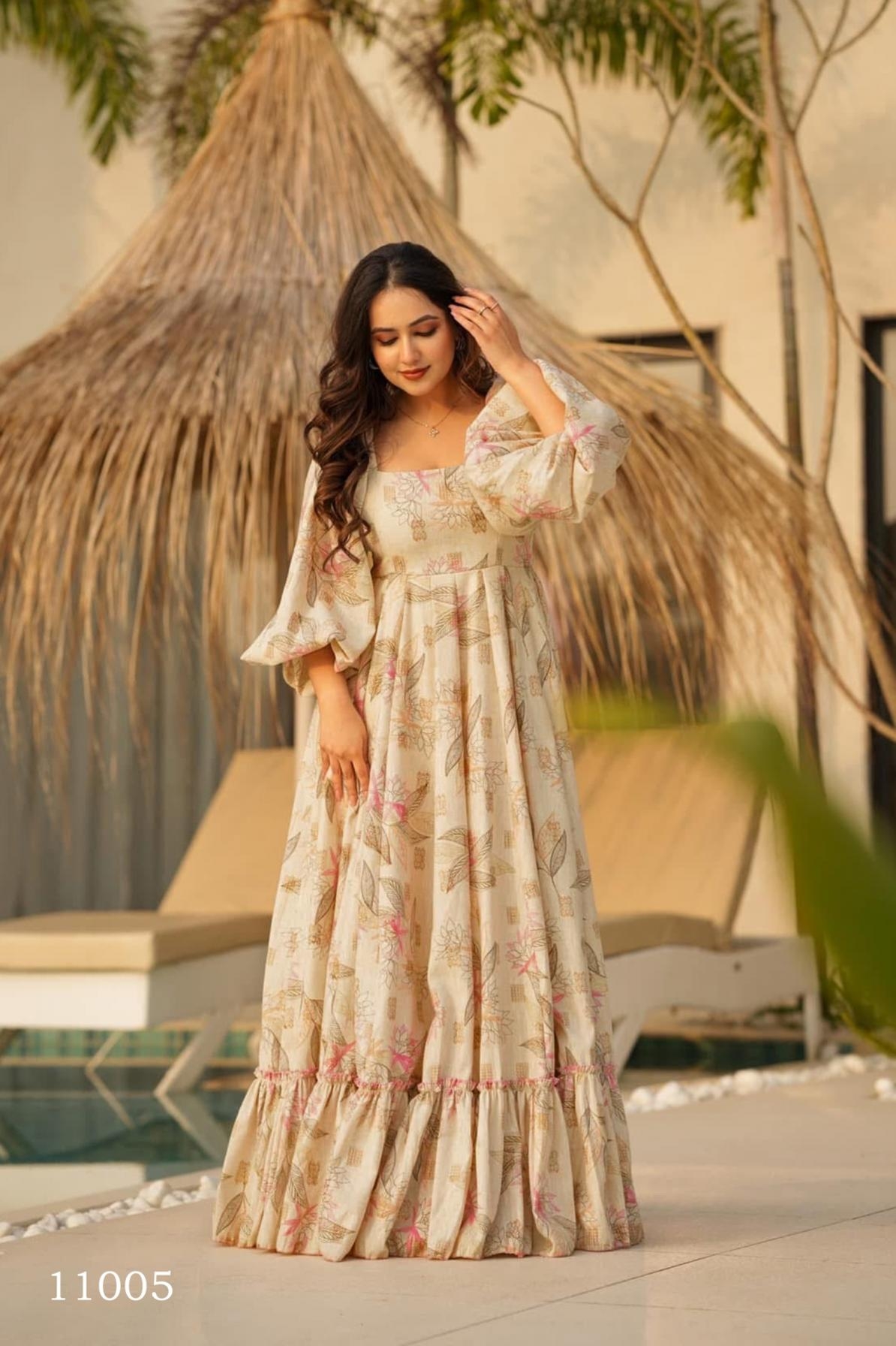 p r clothing clora vol 11 series 11001 to 11007 hit design readymade muslin plus size gowns in wholesale surat