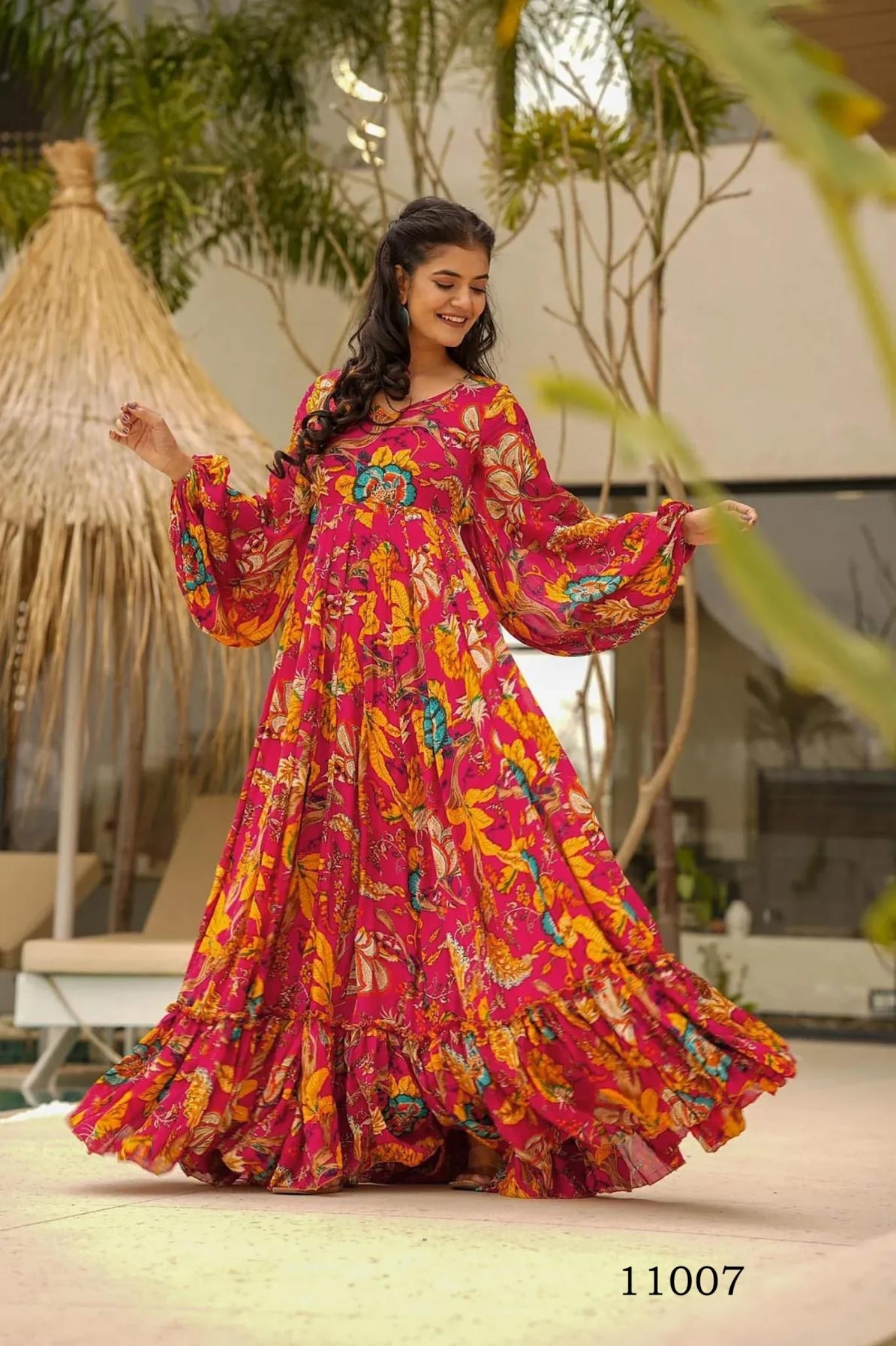 p r clothing clora vol 11 series 11001 to 11007 hit design readymade muslin plus size gowns in wholesale surat