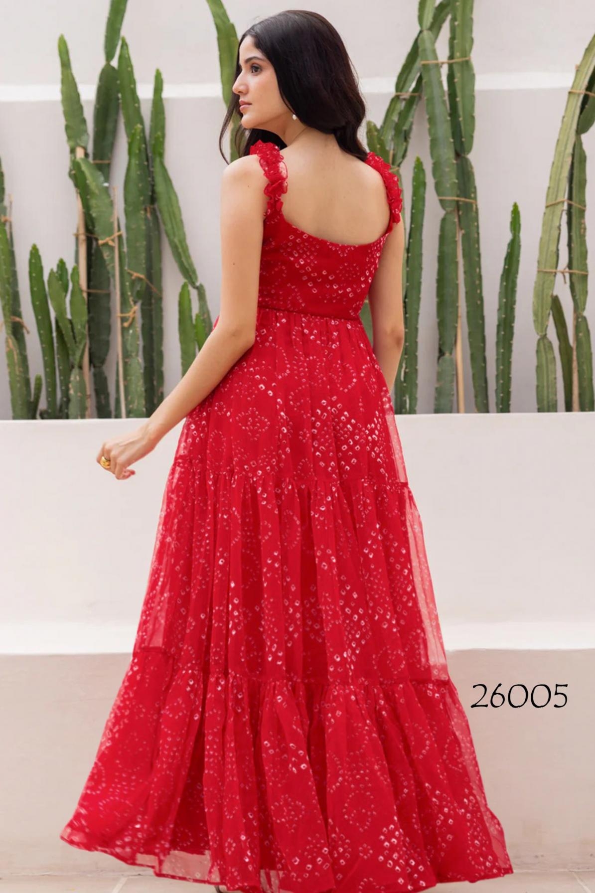 p r clothing lucaya vol 26 series 26001 to 26006 faux georgette readymade anarkali big size gown in wholesale surat