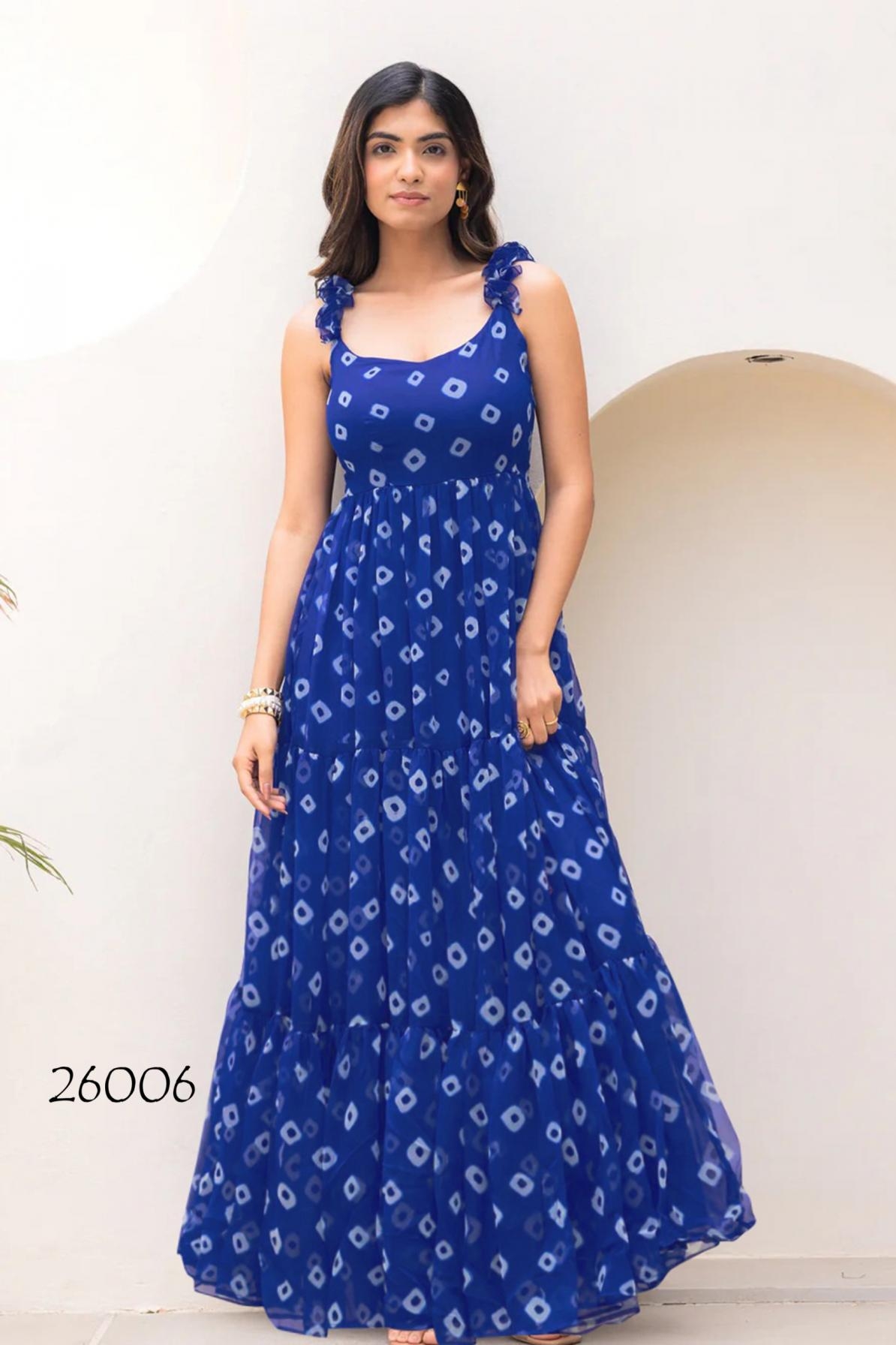 p r clothing lucaya vol 26 series 26001 to 26006 faux georgette readymade anarkali big size gown in wholesale surat