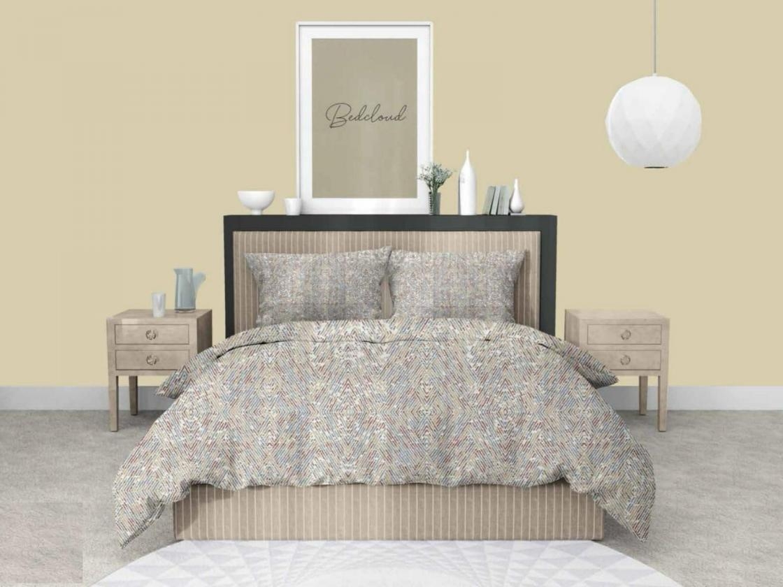 pr clothing coral cotton pretty colours full stitch king size bedsheets with 2 pillow covers in wholeslae surat