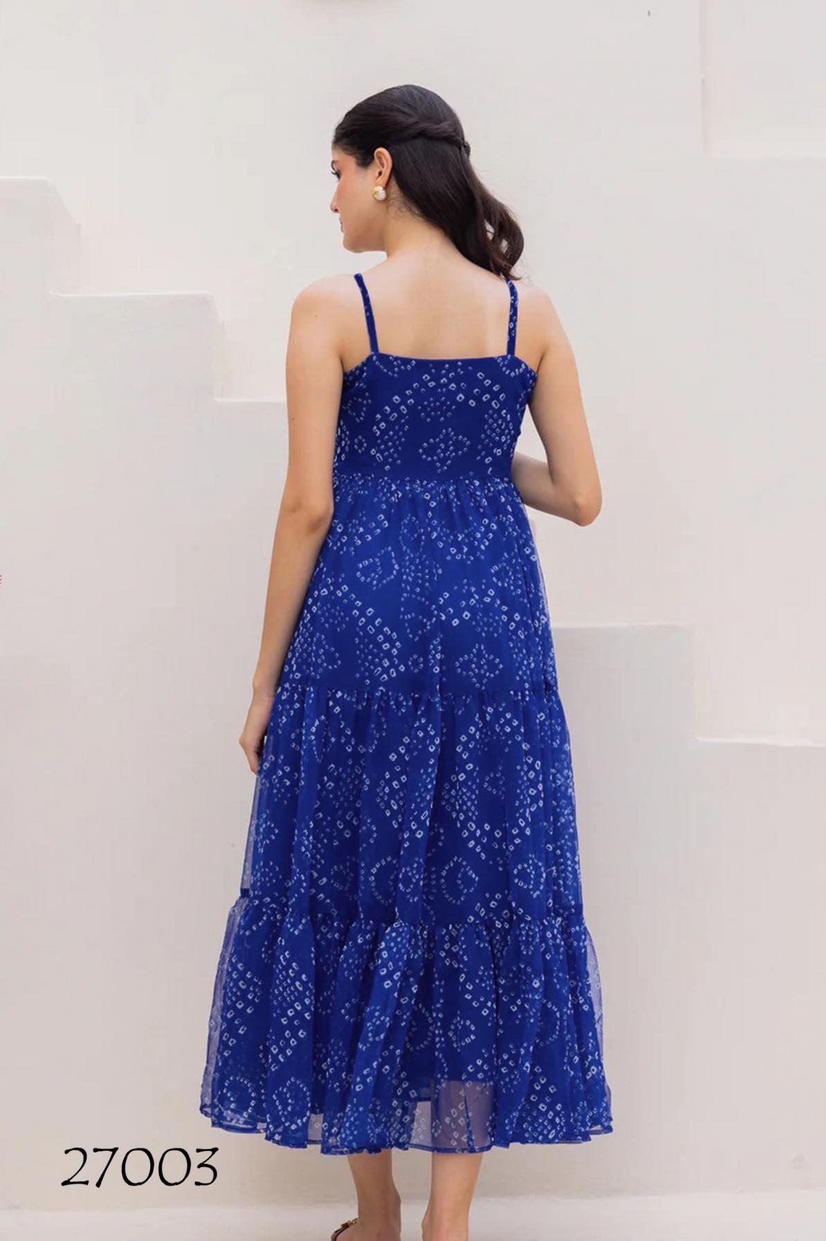 pr clothing lucaya vol 27 faux georgette readymade plus size unique gowns in wholesale surat