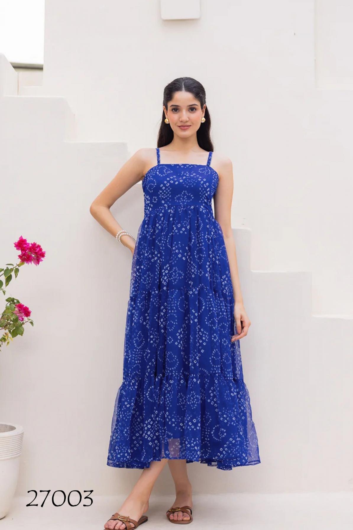 pr clothing lucaya vol 27 faux georgette readymade plus size unique gowns in wholesale surat