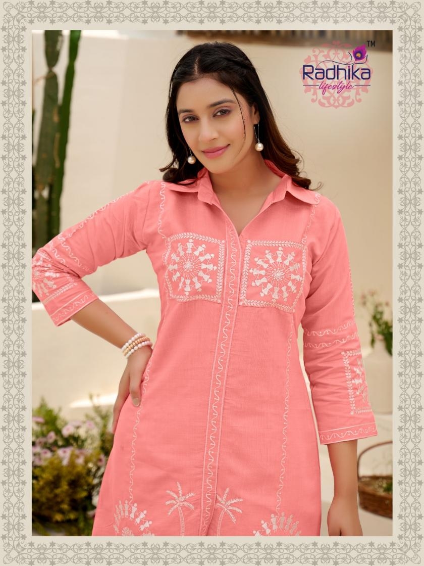 radhika lifestyle jaguar vol 1 series 1001 to 1006 vertican readymade plus size combo co-ord set in wholesale surat