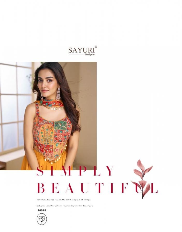 sayuri moon series 10045 to 10049 bold color readymade festive with contemporary charm suit in wholesale surat