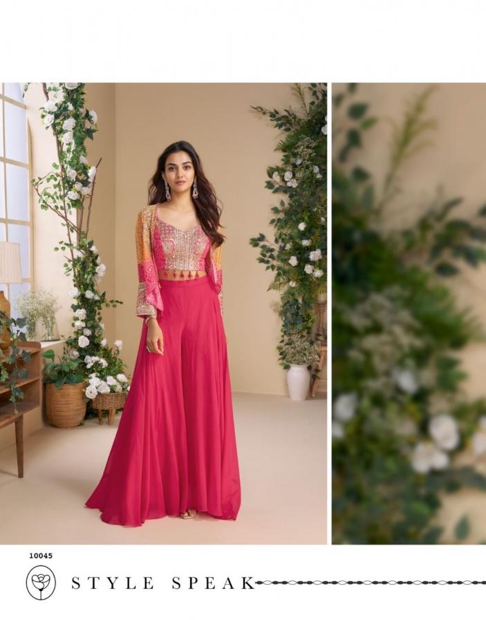 sayuri moon series 10045 to 10049 bold color readymade festive with contemporary charm suit in wholesale surat