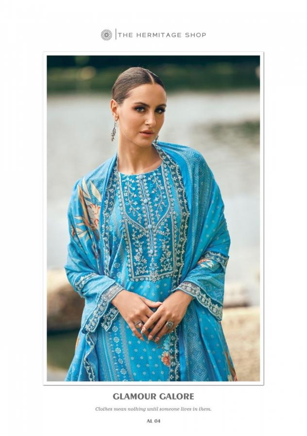  the hermitage amahle series 01 to 06 lawn readymade plus size pakistani salwar kameez in surat
