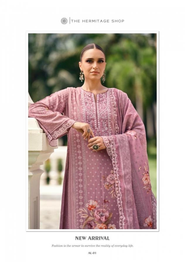  the hermitage amahle series 01 to 06 lawn readymade plus size pakistani salwar kameez in surat