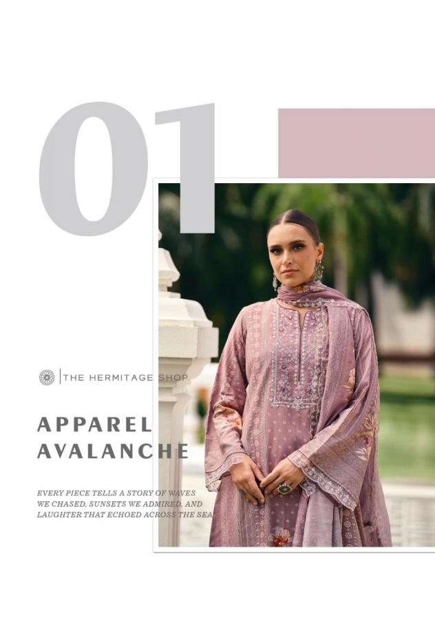  the hermitage amahle series 01 to 06 lawn readymade plus size pakistani salwar kameez in surat