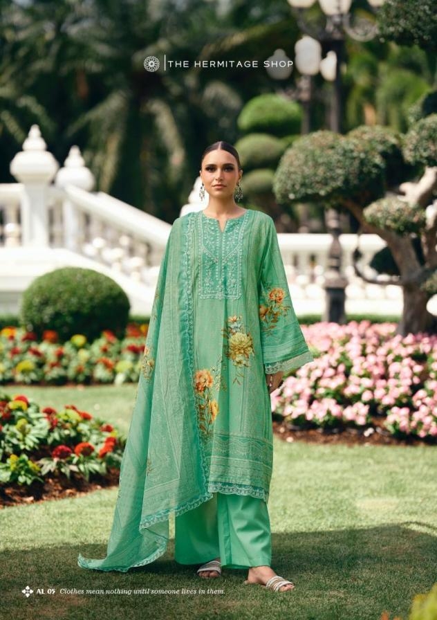  the hermitage amahle series 01 to 06 lawn readymade plus size pakistani salwar kameez in surat