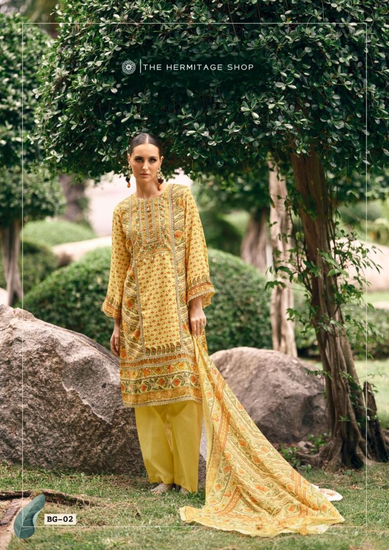 the hermitage bagh edition vol 4 series 01 to 06 lawn modern pakistani salwar kameez in wholesale surat