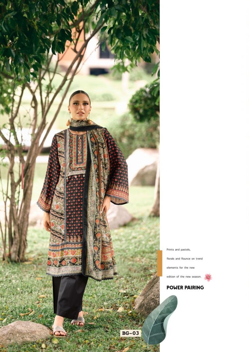 the hermitage bagh edition vol 4 series 01 to 06 lawn modern pakistani salwar kameez in wholesale surat