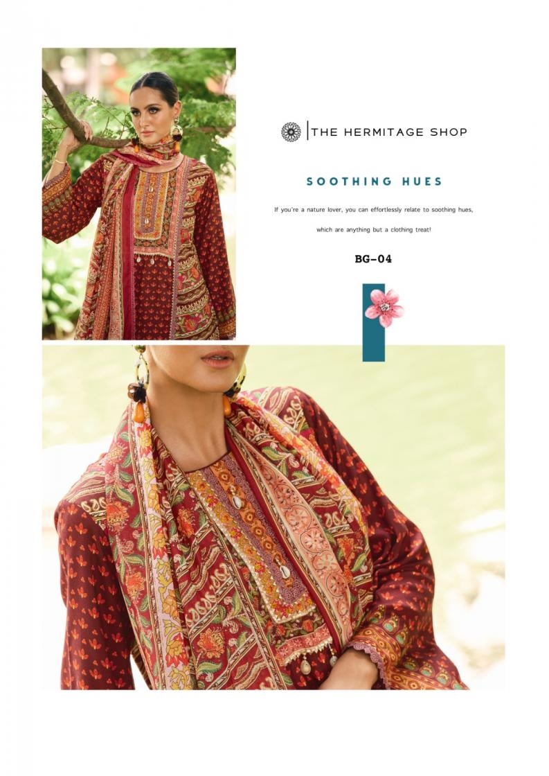 the hermitage bagh edition vol 4 series 01 to 06 lawn modern pakistani salwar kameez in wholesale surat