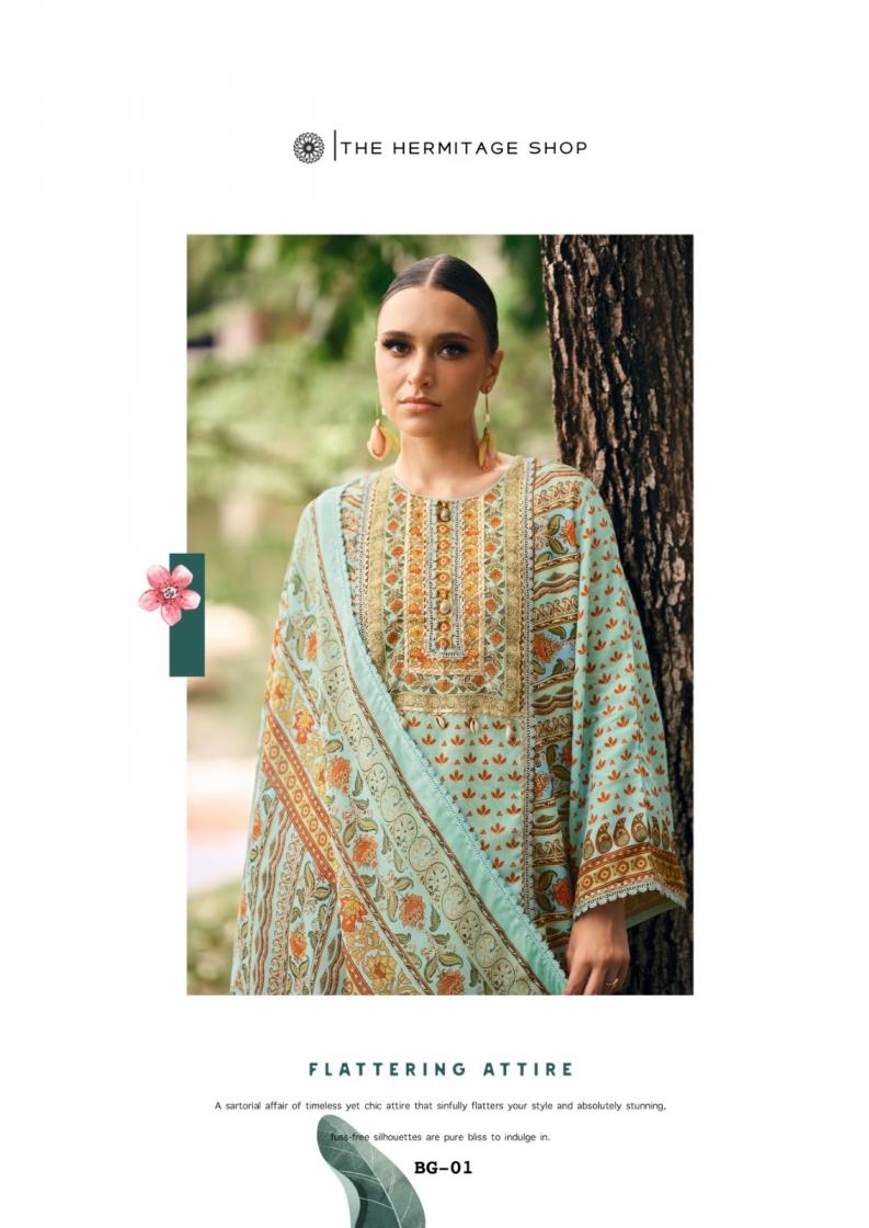 the hermitage bagh edition vol 4 series 01 to 06 lawn modern pakistani salwar kameez in wholesale surat