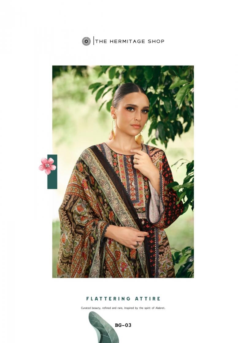 the hermitage bagh edition vol 4 series 01 to 06 lawn modern pakistani salwar kameez in wholesale surat