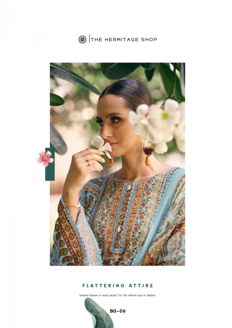 the hermitage bagh edition vol 4 series 01 to 06 lawn modern pakistani salwar kameez in wholesale surat
