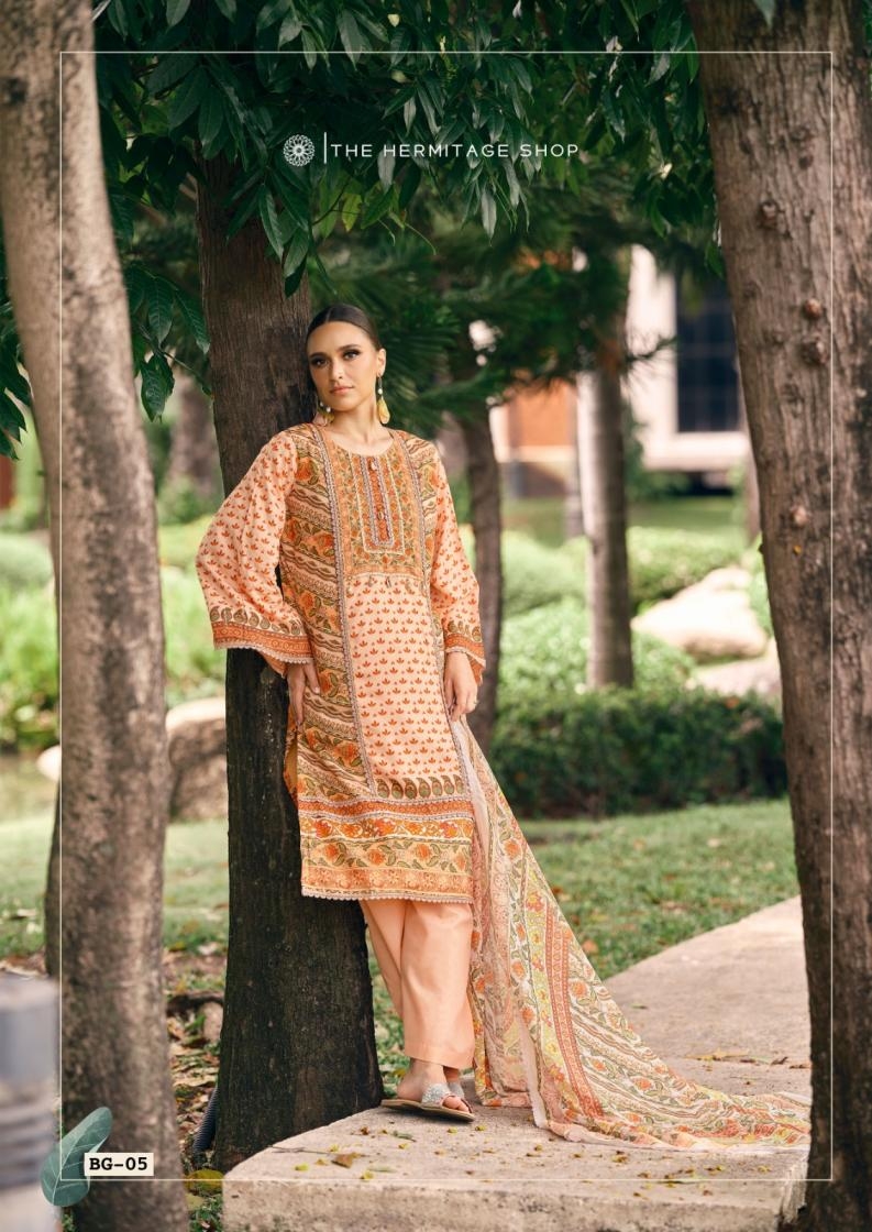 the hermitage bagh edition vol 4 series 01 to 06 lawn modern pakistani salwar kameez in wholesale surat