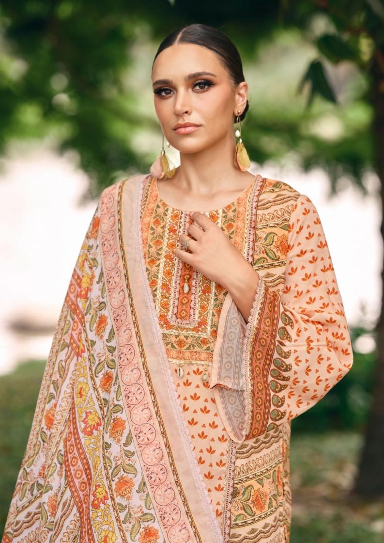 the hermitage bagh edition vol 4 series 01 to 06 lawn modern pakistani salwar kameez in wholesale surat