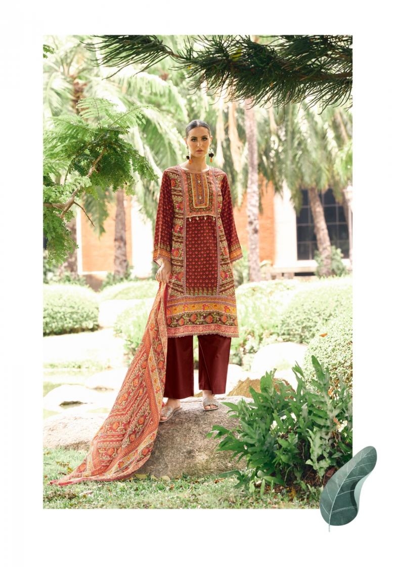 the hermitage bagh edition vol 4 series 01 to 06 lawn modern pakistani salwar kameez in wholesale surat