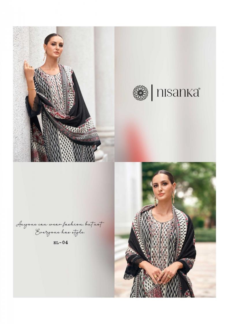 the hermitage shop elahe series 01 to 04 nisanka lawn cotton readymade big size pakistani suit in wholesale surat