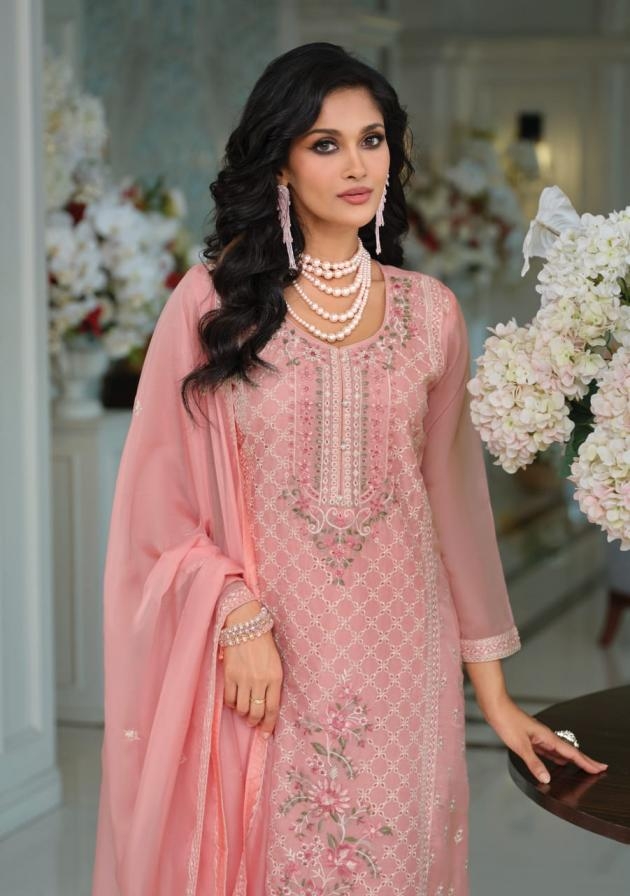 zaveri raabta series 1886 to 1888 organza shop trendy readymade salwar kameez in wholesale surat
