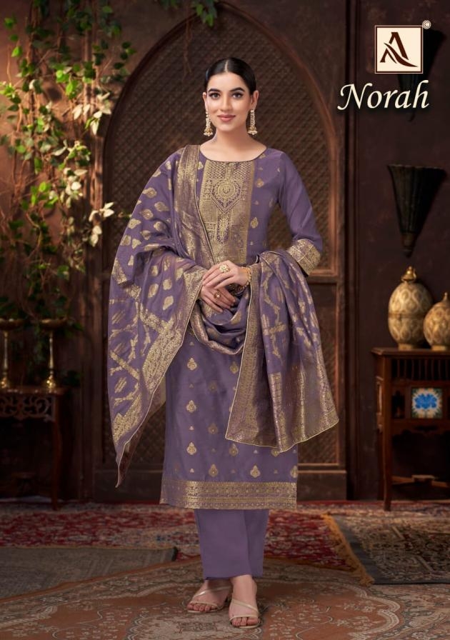 alok norah series 1892001 to 1892006 jacquard readymade big size pakistani suit in wholesale surat