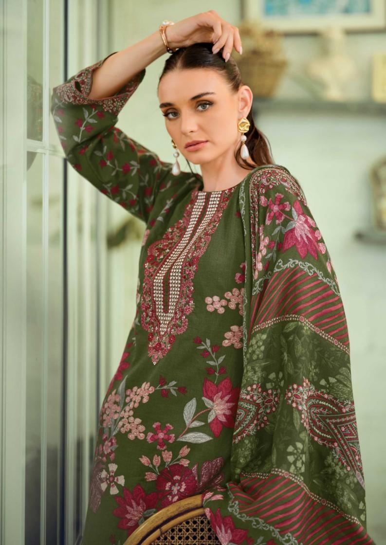 nisanka hermitage mughal series 01 to 06 lawn cotton pakistani daily wear salwar kameez in wholesale surat