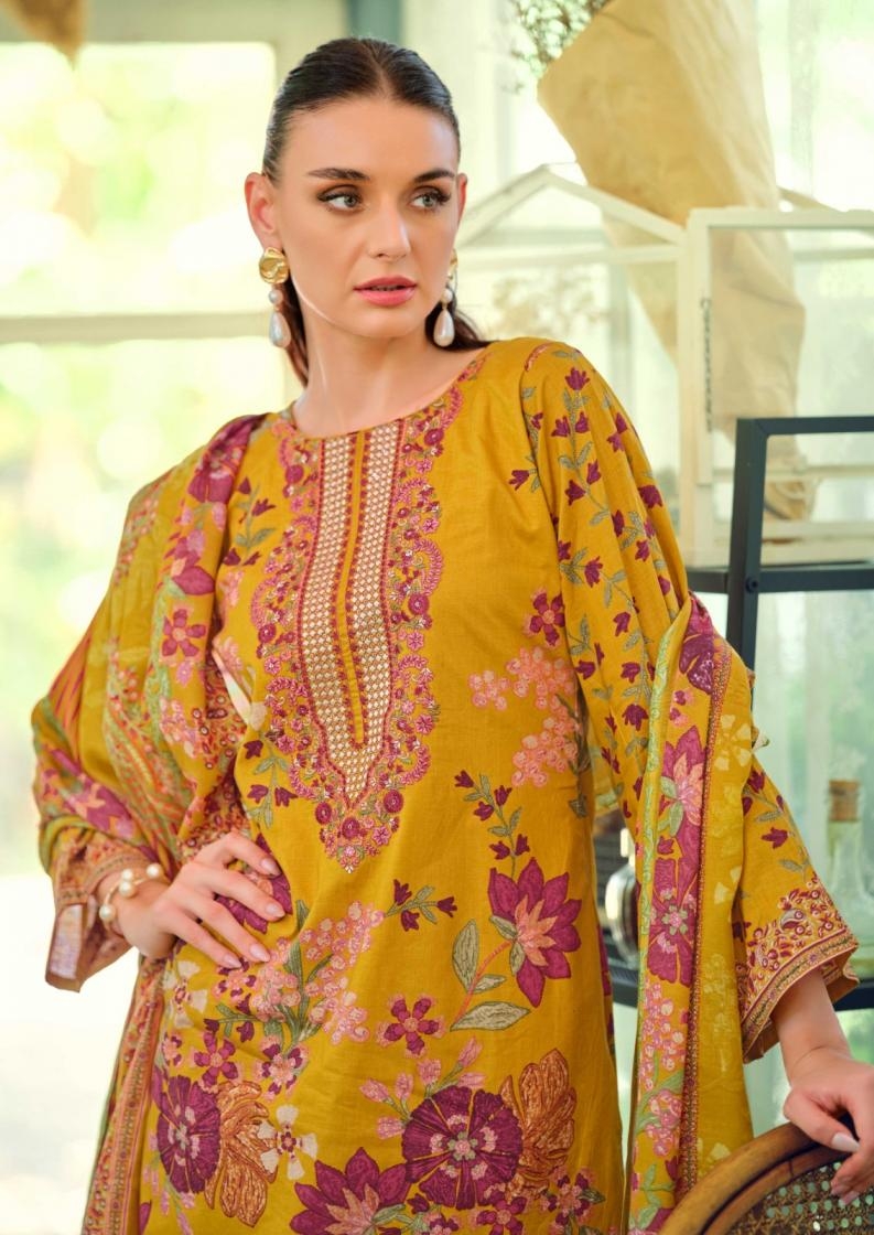 nisanka hermitage mughal series 01 to 06 lawn cotton pakistani daily wear salwar kameez in wholesale surat