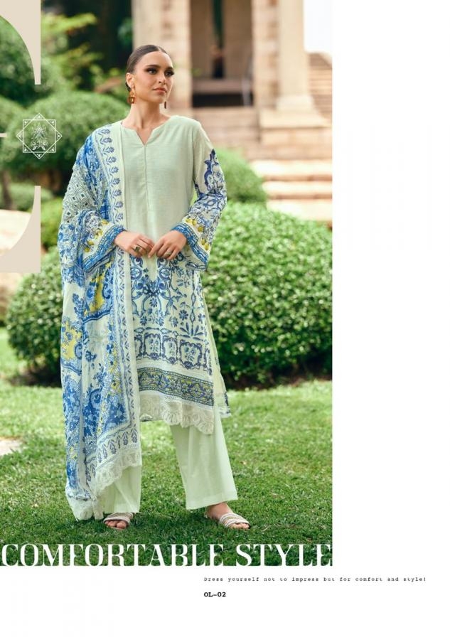 the hermitage the original lawn vol 2 series 01 to 04 viscose cotton pakistani suit in wholesale surat