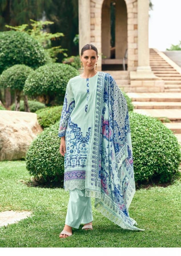 the hermitage the original lawn vol 2 series 01 to 04 viscose cotton readymade big size pakistani suit in wholesale surat