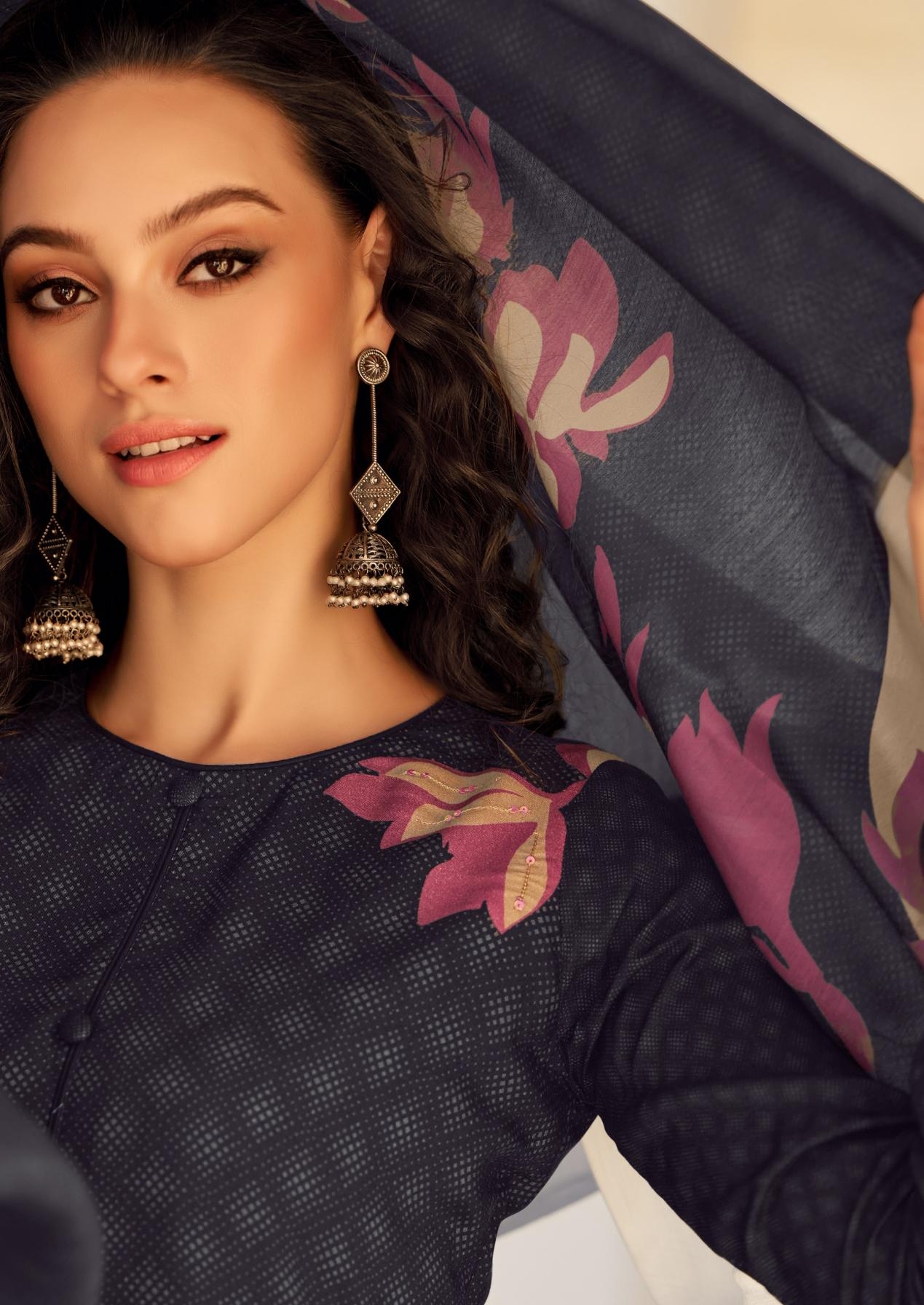 the hermitage zara series 801 to 804 jam satin readymade plus size unique suit in wholesale surat