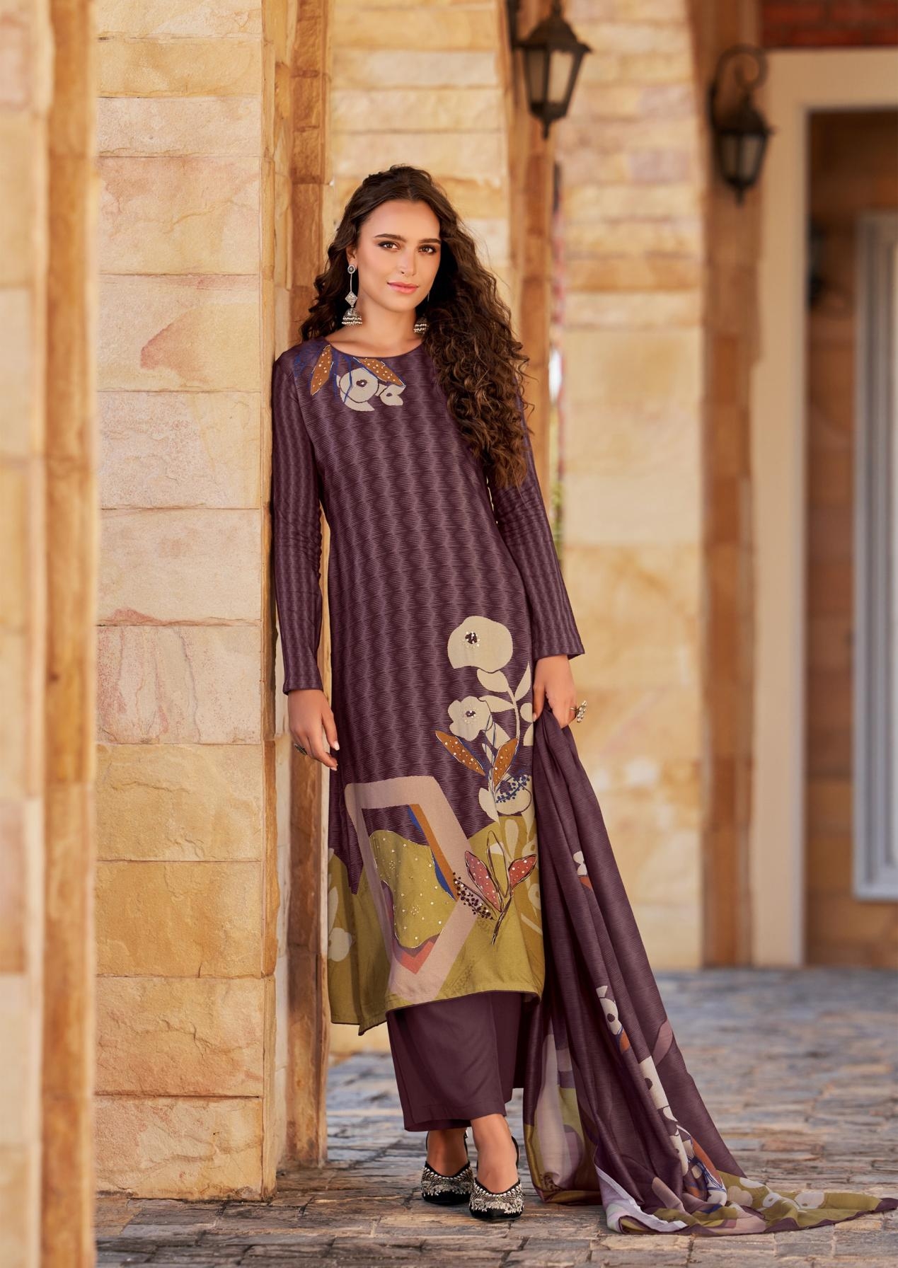 the hermitage zara series 801 to 804 jam satin readymade plus size unique suit in wholesale surat