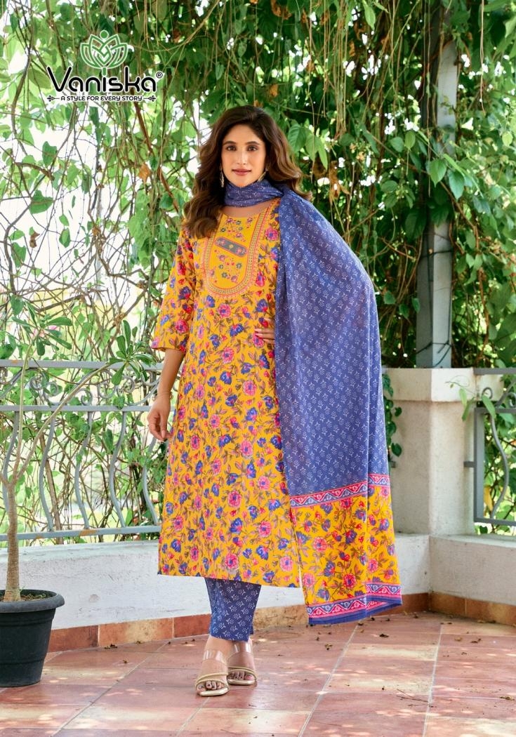 vaniska colourpix fashion story vol 1 series 1001 to 1006 readymade big size viscose mal chanderi ladies suits