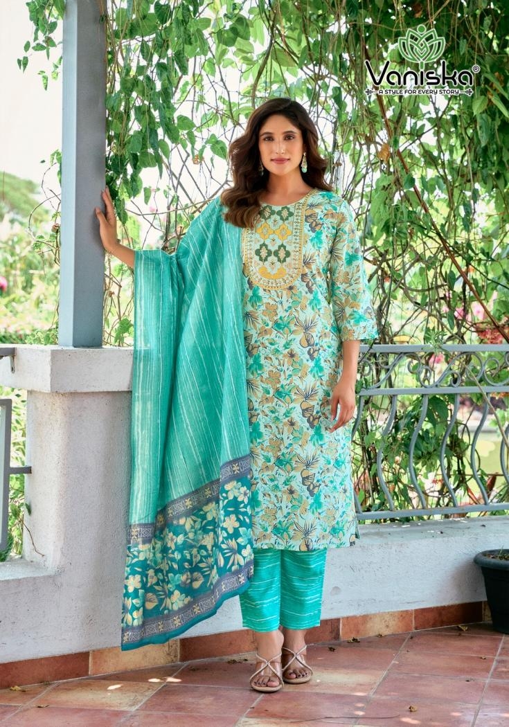 vaniska colourpix fashion story vol 1 series 1001 to 1006 readymade big size viscose mal chanderi ladies suits
