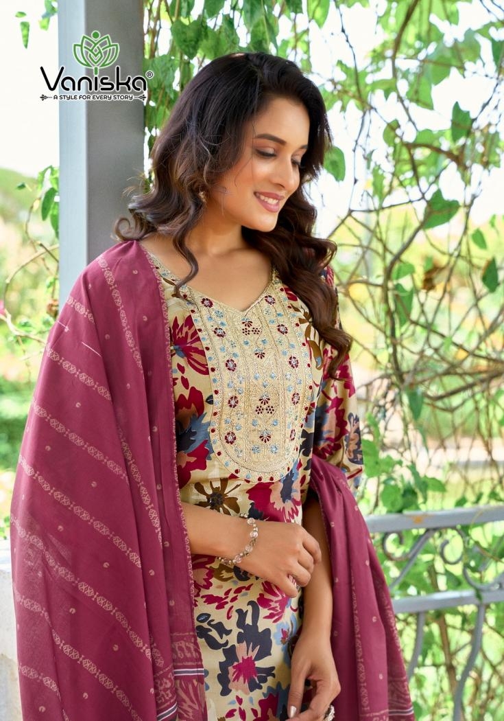 vaniska colourpix fashion story vol 1 series 1001 to 1006 readymade big size viscose mal chanderi ladies suits