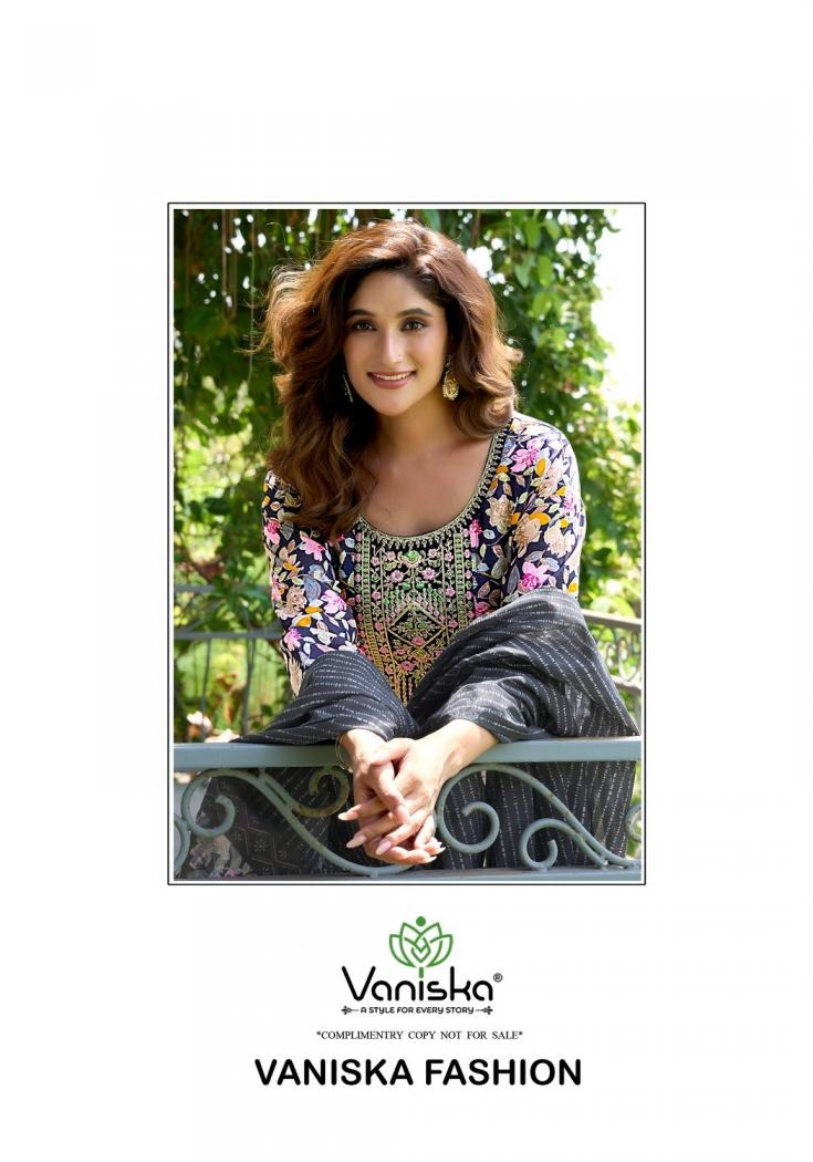 vaniska colourpix fashion story vol 1 series 1001 to 1006 readymade big size viscose mal chanderi ladies suits