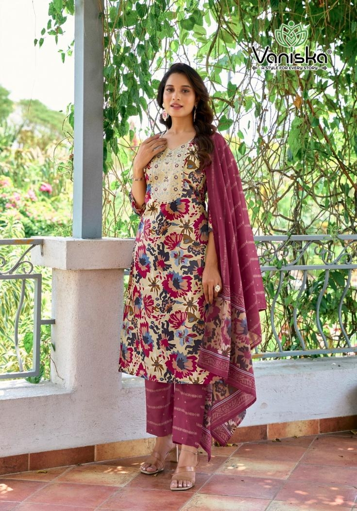 vaniska colourpix fashion story vol 1 series 1001 to 1006 readymade big size viscose mal chanderi ladies suits