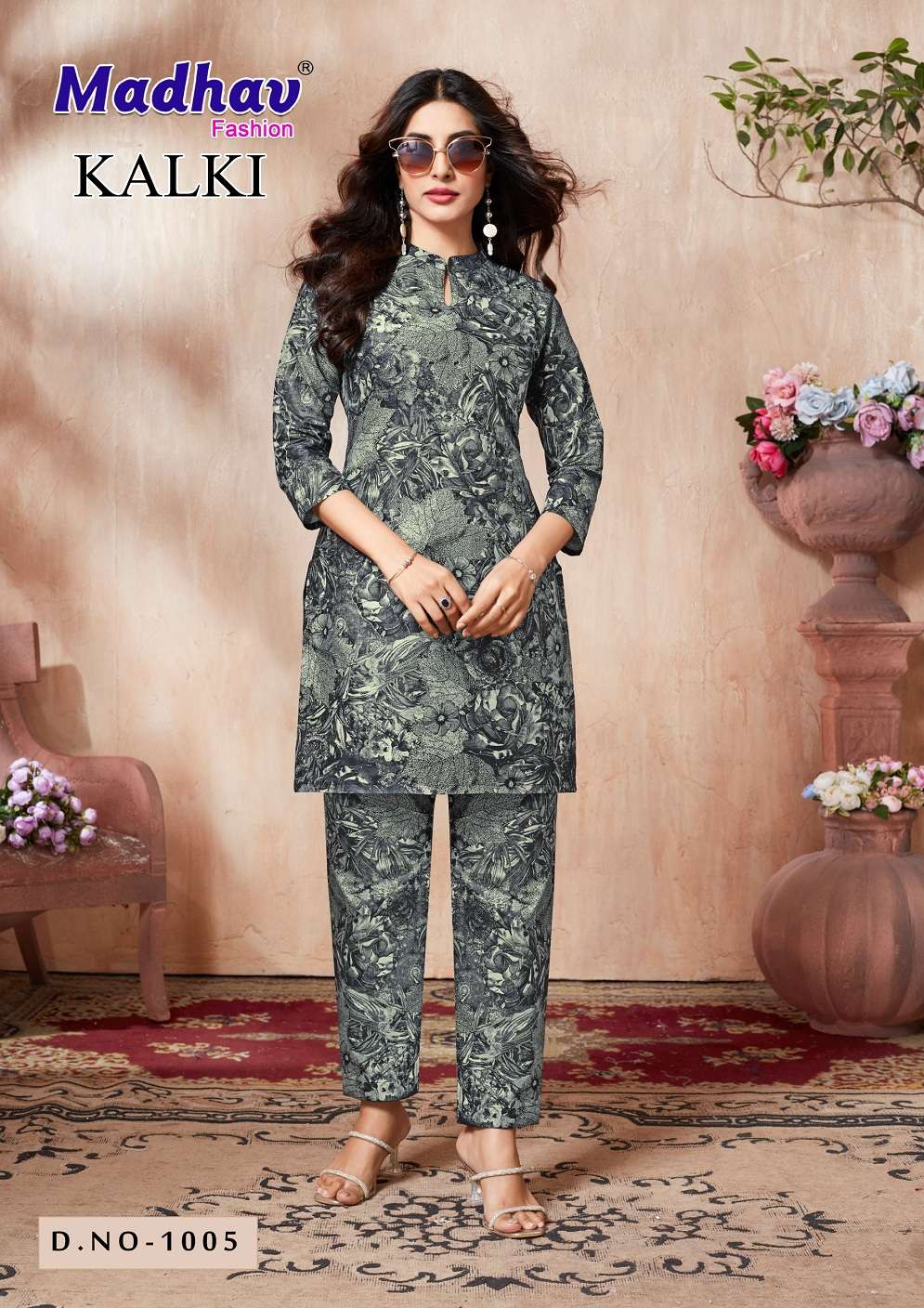 Madhav Kalki Vol-1 series 1001 to 1008 Pure Cotton Printed Cord Set in wholesale surat