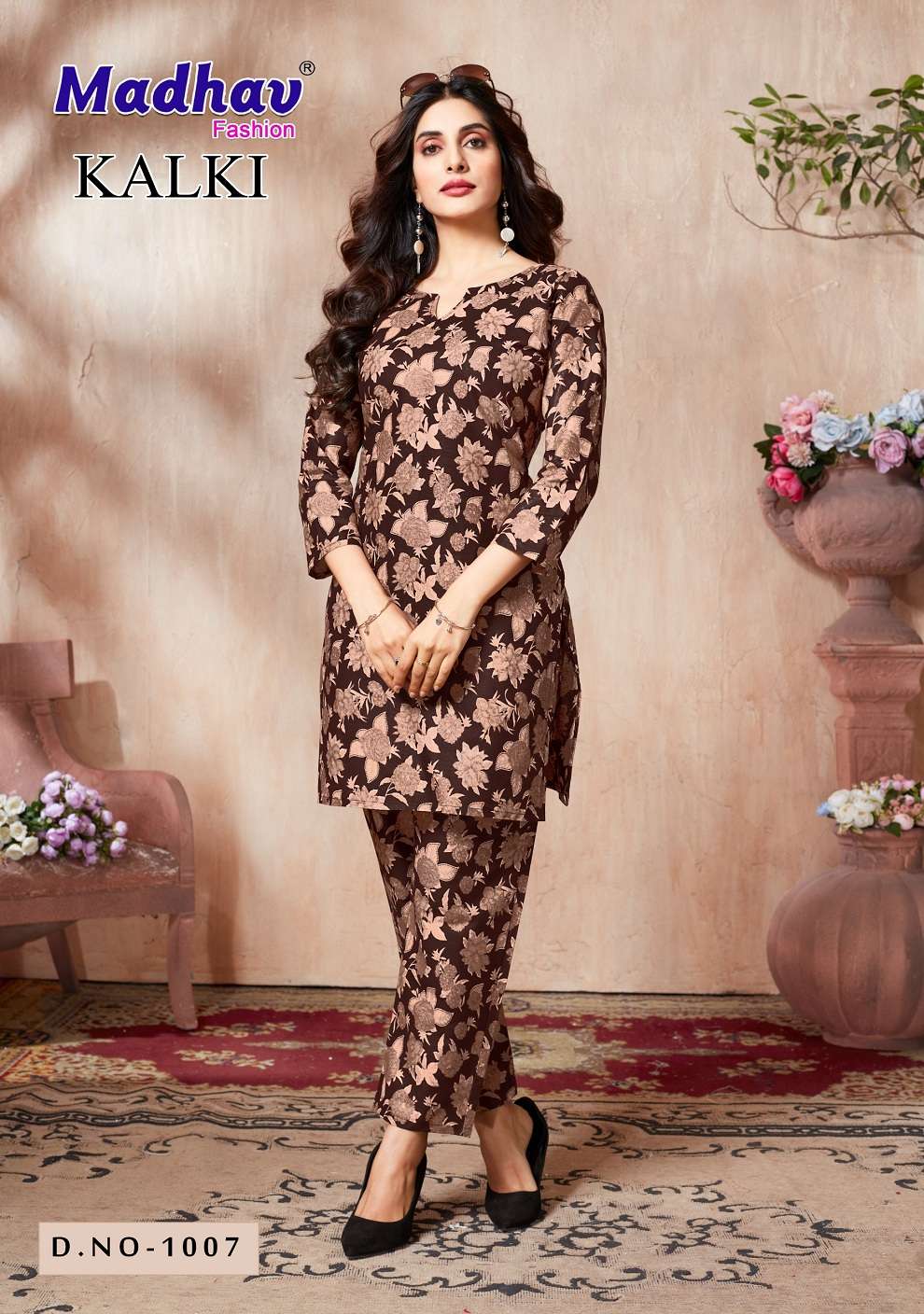 Madhav Kalki Vol-1 series 1001 to 1008 Pure Cotton Printed Cord Set in wholesale surat