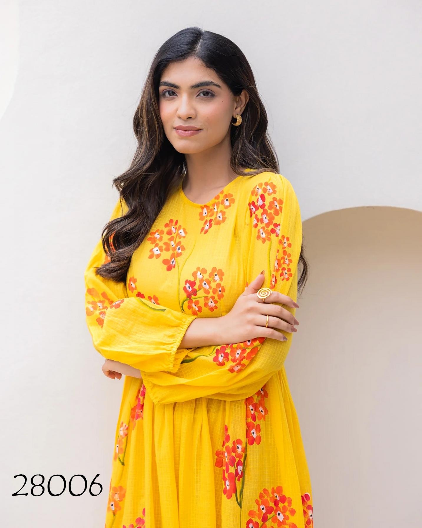 pr lucaya vol 28 series 28001 to 28006 colour addition kota checks readymade big size fancy short kurti in wholesale surat