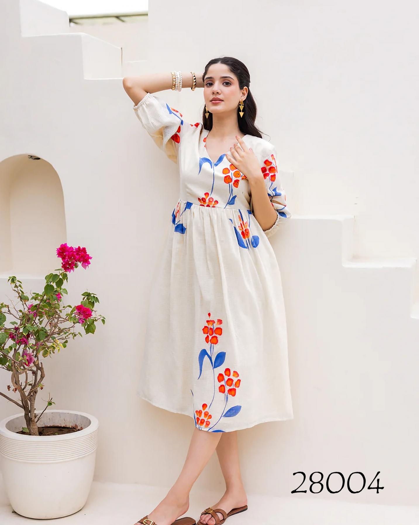 pr lucaya vol 28 series 28001 to 28006 colour addition kota checks readymade big size fancy short kurti in wholesale surat