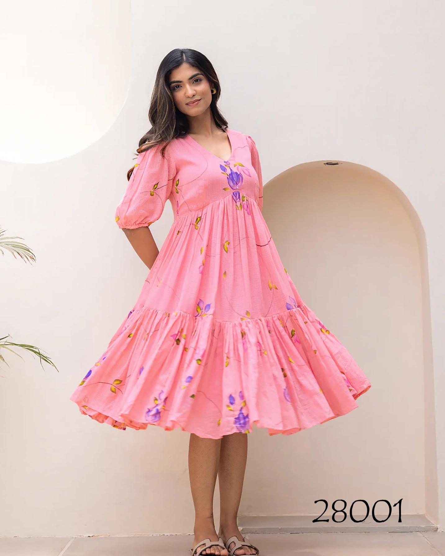 pr lucaya vol 28 series 28001 to 28006 colour addition kota checks readymade big size fancy short kurti in wholesale surat