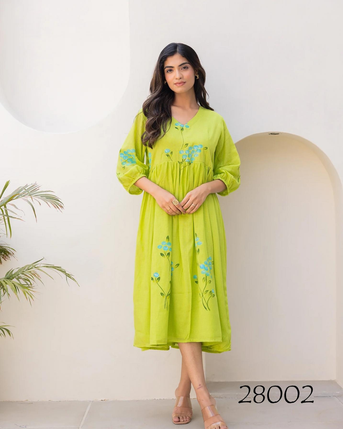 pr lucaya vol 28 series 28001 to 28006 colour addition kota checks readymade big size fancy short kurti in wholesale surat